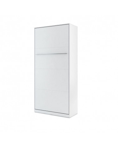 Lit armoire escamotable vertical - blanc mat 90x200