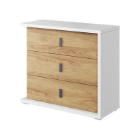 Commode MASSI avec 3 tiroirs de rangement