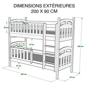 Dimensions 90x200 cm