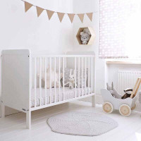 Lit bébé Country Cot Blanc 120x60