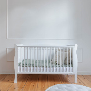 Lit bébé évolutif Noble Cot Bed Blanc 140x70
