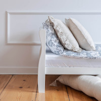 Lit bébé évolutif Noble Cot Bed Blanc 140x70