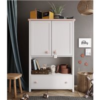 Commode haute blanche enfant Luna