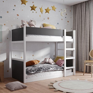 SIMON - Lit superposé au sol pour chambre enfant