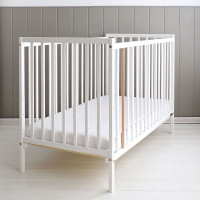 Lit bébé Stardust Cot blanc 120x60 en bois