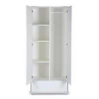 Armoire deux portes blanche collection GIRAFE