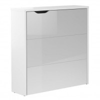 Bureau pliant SLIM blanc brillant - WORK CONCEPT