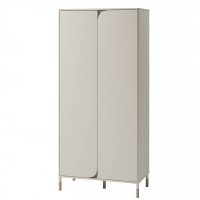 Armoire HARMONY double sans poignée - Cachemire Armoire HARMONY double sans poignée - Cachemire