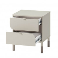 Chevet HARMONY couleur Cachemire et Truffe Chevet HARMONY couleur Cachemire et Truffe