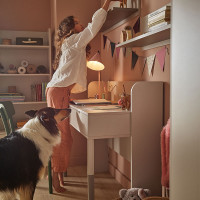 Étagère murale HARMONY largeur 100 cm Cachemire et truffe Étagère murale HARMONY largeur 100 cm Cachemire et truffe