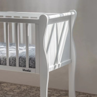 Mini lit 40x90 blanc