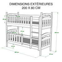 Dimensions 80x200 cm