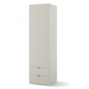 Armoire 1 porte1 WOOW champagne pour chambre ado