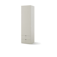 Armoire 1 porte1 WOOW champagne pour chambre ado