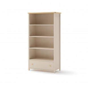 Bibliothèque STORY 2 beige et chêne vincenza STORY pour chambre enfant & ado
