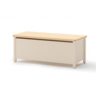STORY 2 - Coffre de rangement beige et chêne vincenza