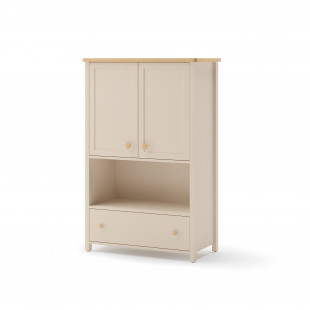 STORY 2 - Commode haute beige et chêne vincenza