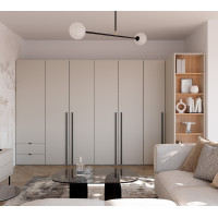 Armoire 2 portes WOOW champagne pour chambre ado