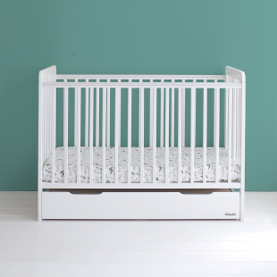 Tiroir avec couvercle pour lit bébé 120x60