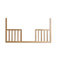 Barriere ouverte pour lit bébé Noble Cot vintage 60x120cm