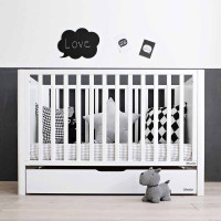 Tiroir pour le lit Smooth Cot lit bébé 60x120cm blanc