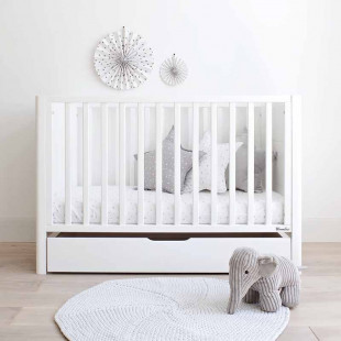 Tiroir pour le lit Smooth Cot lit bébé 60x120cm blanc