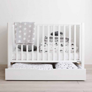 Tiroir pour le lit Smooth Cot lit bébé 60x120cm blanc