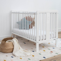 Star - Lit bébé blanc 60x120 cm