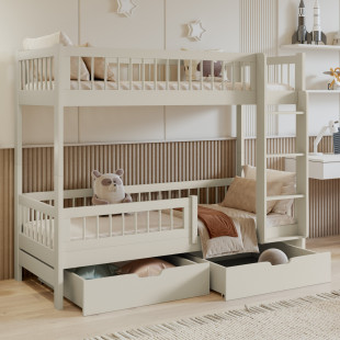 Lit 2 places Coline couleur cachemire