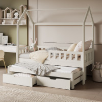 Lit gigogne Timothee en cachemire