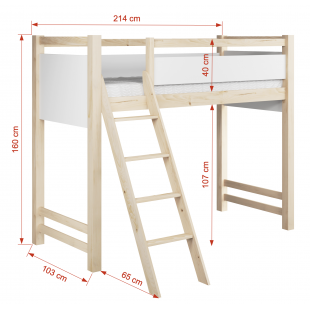Vesper lit mezzanine 200x90