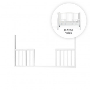 Barriere ouverte pour Lit bébé Noble Cot blanc 120 x 60 cm