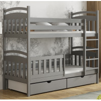 Lit superposé ADAM graphite