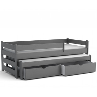 ALEXIA - Lit gigogne deux couchages